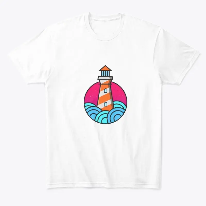 Colorful Light House Mascot